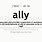 Ally Meaning