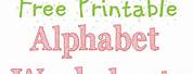 Alphabet Worksheets Printable
