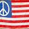 American Flag of Peace