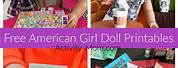 American Girl Doll TV Screen Printables