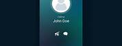 Android Incoming Call Screen Template