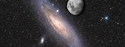 Andromeda Galaxy Size Comparison