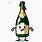 Animated Champagne Bottle