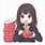 Anime Girl Eating Ramen GIF
