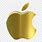 Apple Icon Gold