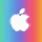 Apple Logo Pixel Rainbow