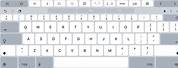 Apple iPad Keyboard Layout