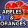 Apples and Oranges Idiom
