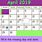 April Calendar Girl Starfall