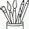 Art Supply Coloring Pages