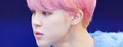 BTS Jimin Cute Pink Hair