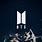 BTS Logo Lock Screen