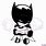 Baby Batman SVG