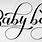 Baby Boy Font