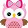 Baby Girl Owl Clip Art
