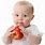Baby Holding Apple