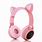 Baby Pink Headphones