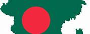 Bangladesh Flag Map