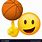 Basketball Emoji Smiley Faces Emoticons