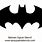 Batman Signal Stencil
