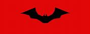 Batman with Red Bat Symbol