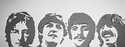 Beatles Stencil Art