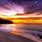 Beautiful Beach Sunset Landscape
