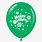 Beautiful Happy Birthday Balloons Green