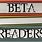 Beta Reader