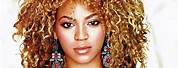 Beyoncé Curly Hair Portrait