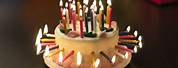 Birthday Cake with 40 Candles