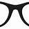 Black Frame Glasses Clip Art