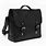 Black Leather Messenger Bag