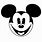 Black Mickey Mouse Logo