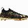 Black and Gold Football Cleats