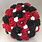 Black and Red Rose Wedding Bouquet
