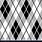 Black and White Argyle Pattern