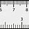Black and White Inch Ruler