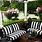 Black and White Outdoor Furniture