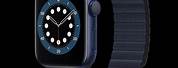 Blue Apple Watch Black Band