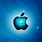 Blue Apple iPhone Wallpaper