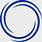 Blue Circle Logo Template