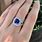 Blue Engagement Rings for Women