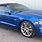Blue Ford Mustang Convertible