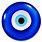 Blue Greek Eye Emoji