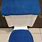 Blue Toilet Seat Cover