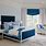 Blue and White Bedroom Decor