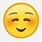 Blushing Emoji iPhone