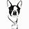 Boston Terrier Silhouette Clip Art