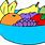 Bowl of Fruit Cartoon